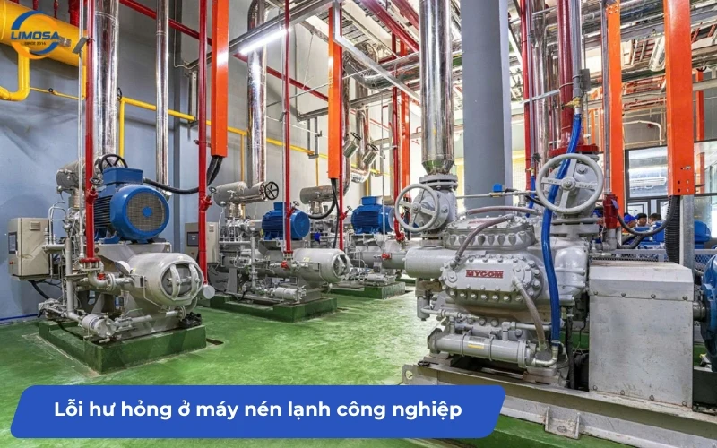 Những lỗi hư hỏng thường gặp ở máy nén lạnh công nghiệp