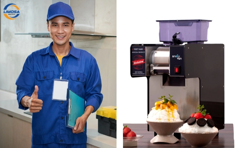 Lý do nên chọn Điện Lạnh Limosa khi cần sửa máy làm Bingsu