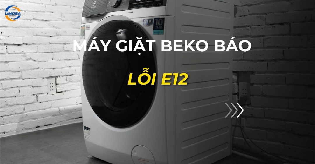 máy giặt beko báo lỗi e12_