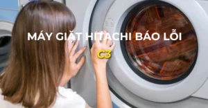 máy giặt hitachi báo lỗi c3_