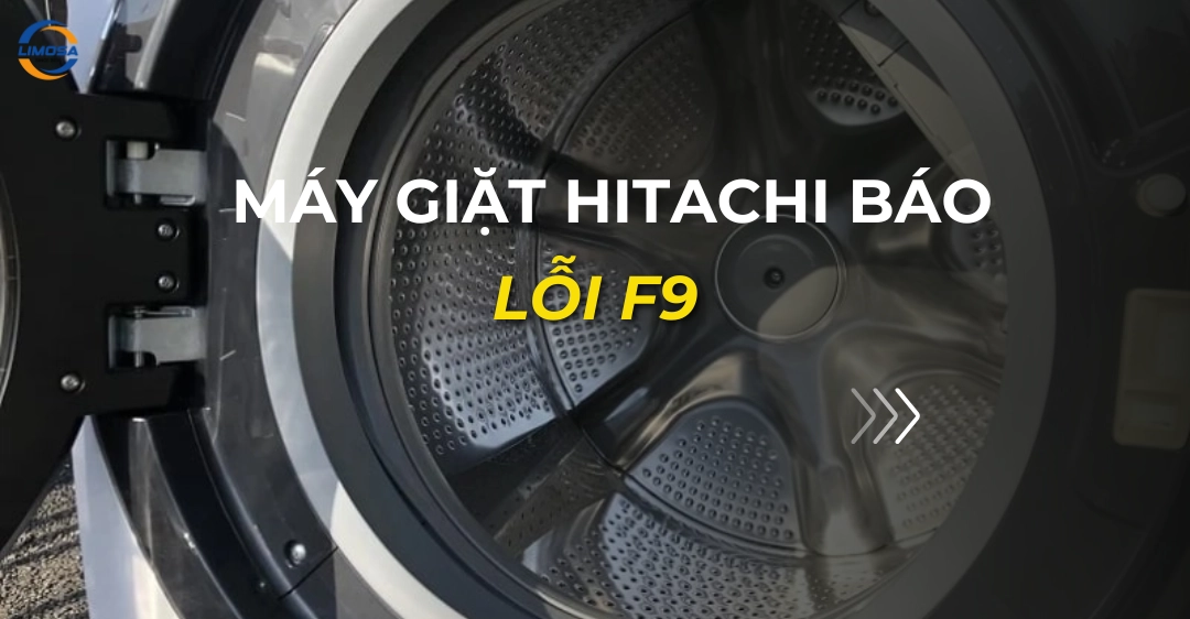 máy giặt hitachi báo lỗi f9