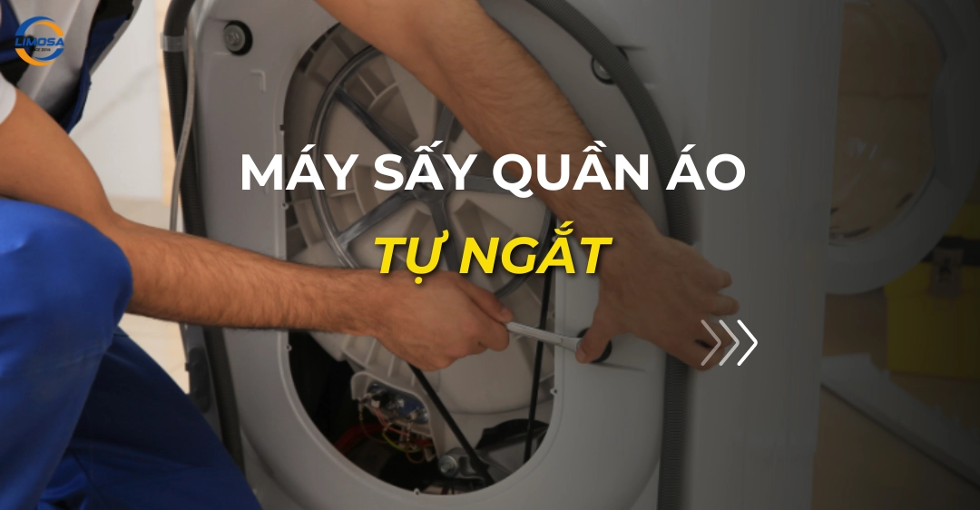 máy sấy quần áo tự ngắt
