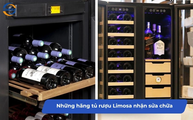 Những hãng tủ rượu Limosa nhận sửa chữa