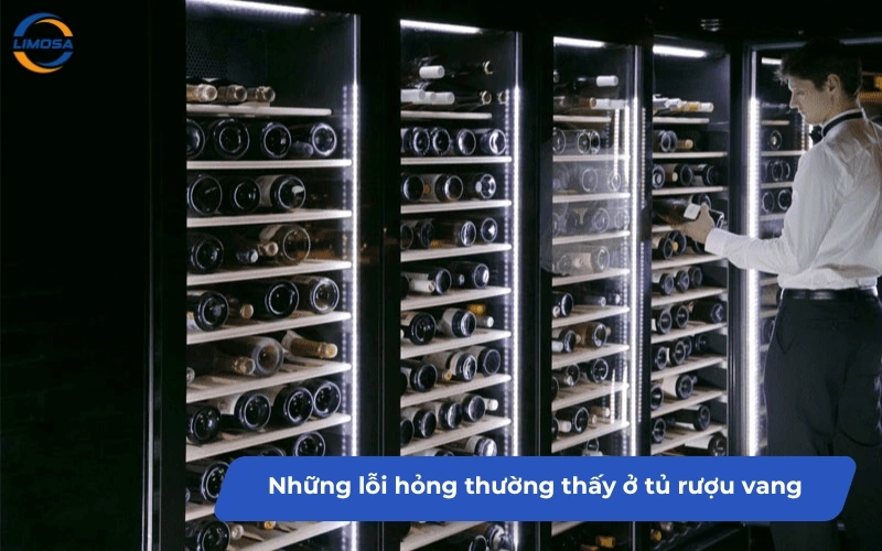 Những lỗi hỏng thường thấy ở tủ rượu vang