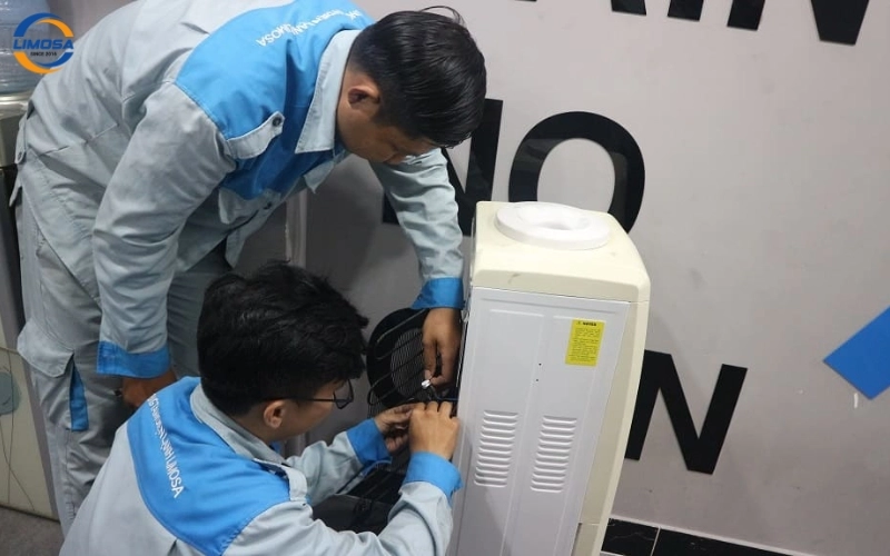 Quy trình sửa cây nước nóng lạnh chuyên nghiệp tại Điện Lạnh Limosa