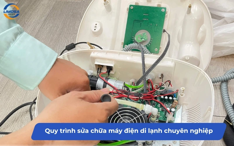 Quy trình sửa chữa máy điện di lạnh chuyên nghiệp