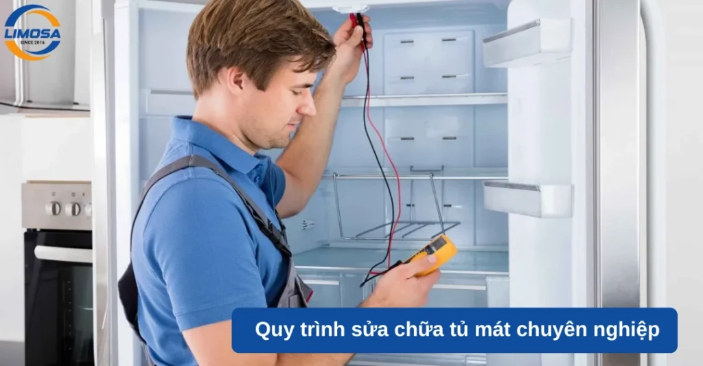 Quy trình sửa chữa tủ mát chuyên nghiệp tại Điện Lạnh Limosa