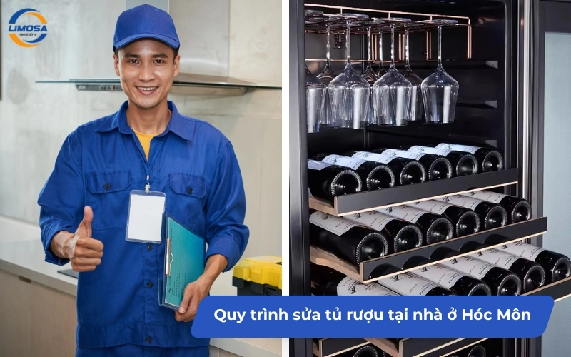 Quy trình sửa tủ rượu tại nhà ở Hóc Môn 