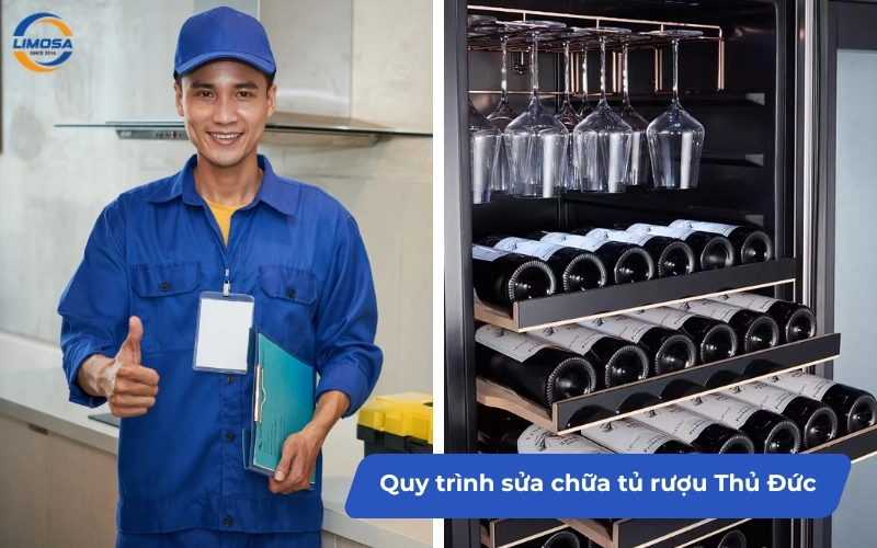 Quy trình sửa tủ rượu tại Thủ Đức