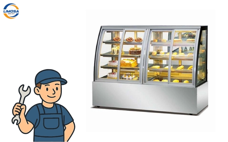 Các bước sửa chữa tủ bánh kem tại Điện Lạnh Limosa