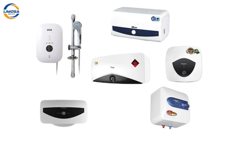 Limosa nhận sửa đa dạng các loại và thương hiệu bình nóng lạnh