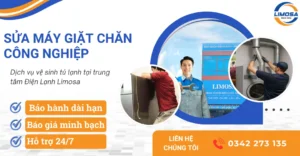 Dịch vụ sửa máy giặt công nghiệp