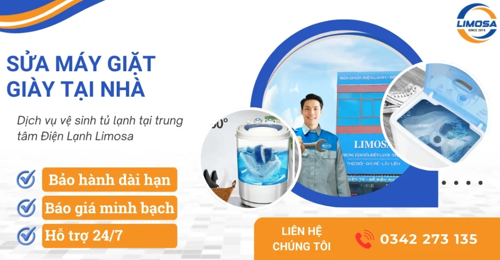 Dịch vụ sửa máy giặt giày