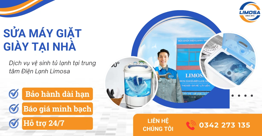 Dịch vụ sửa máy giặt giày