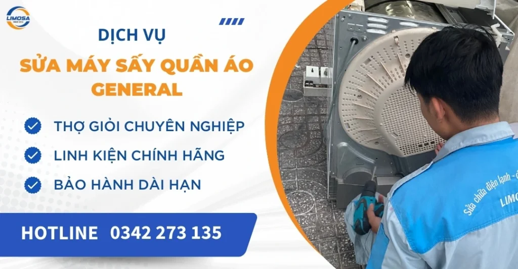 Sửa máy sấy quần áo General