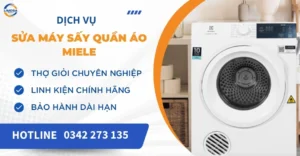Sửa máy sấy quần áo Miele
