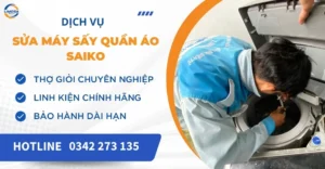 Sửa máy sấy quần áo Saiko