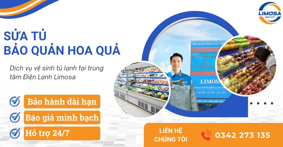 Dịch vụ sửa tủ bảo quản hoa quả