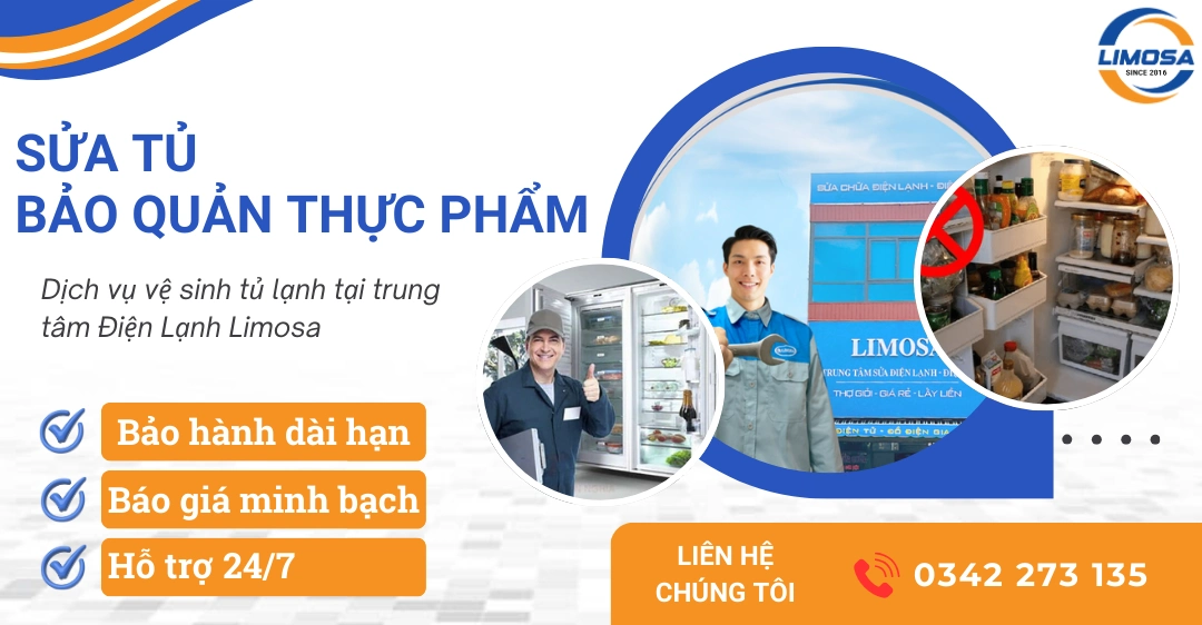 Dịch vụ sửa tủ bảo quản thực phẩm
