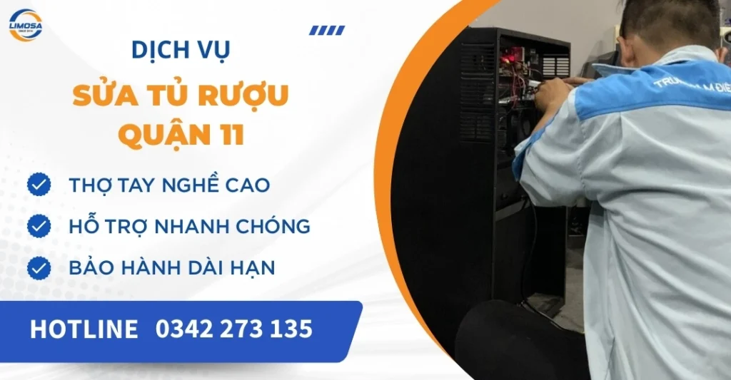 Sửa tủ rượu quận 11