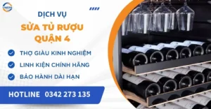 Sửa tủ rượu quận 4