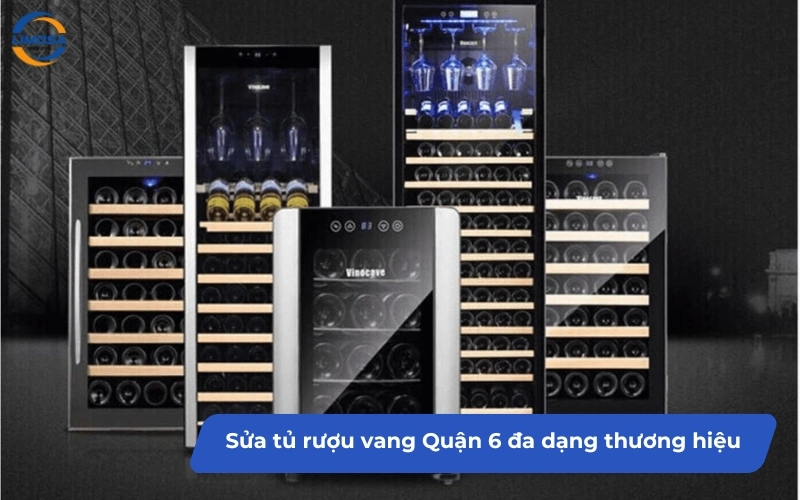 Đơn vị chuyên sửa tủ rượu vang Quận 6 đa dạng thương hiệu