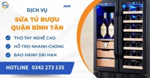Sửa tủ rượu quận Bình Tân
