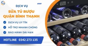 Sửa tủ rượu quận Bình Thạnh