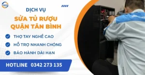 Sửa tủ rượu quận Tân Bình