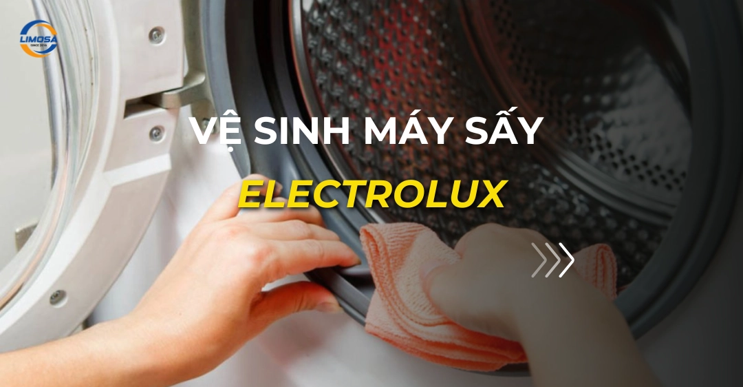 vệ sinh máy sấy electrolux
