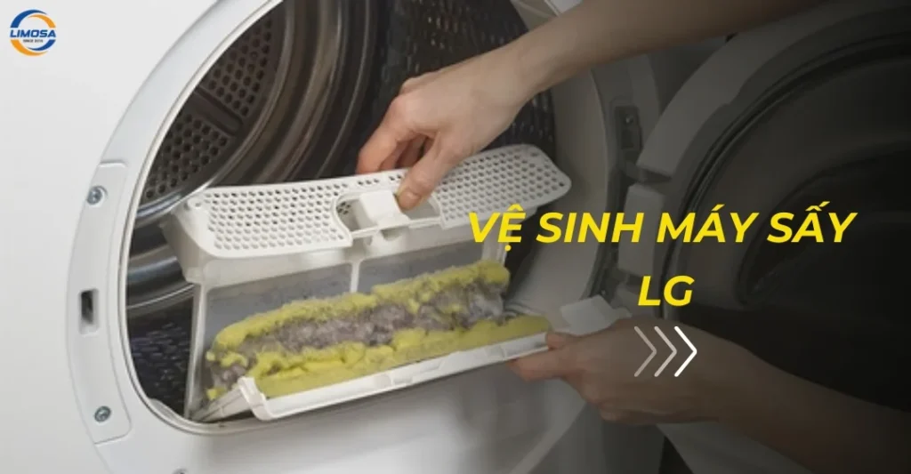 Vệ sinh máy sấy LG