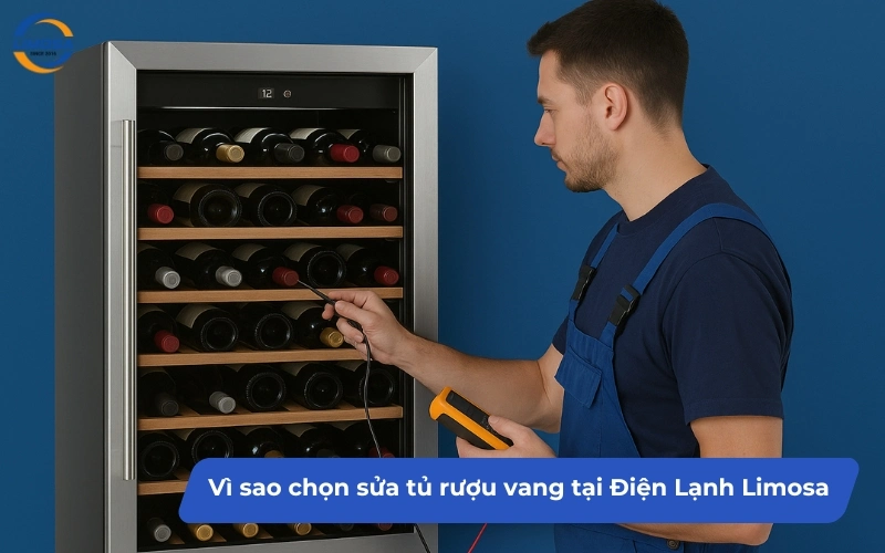 Tại sao nên chọn sửa tủ rượu vang Thủ Đức tại Điện Lạnh Limosa