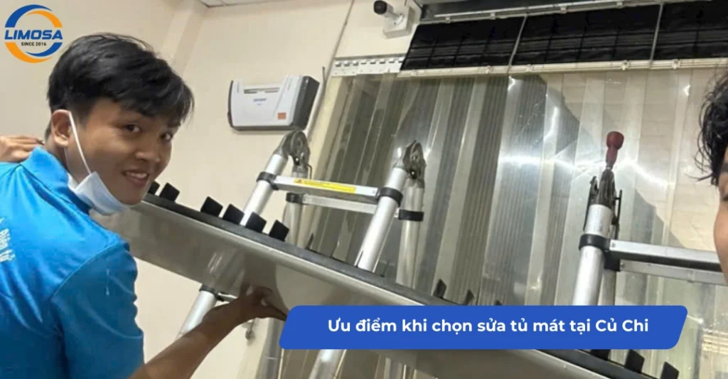 Ưu điểm khi chọn sửa tủ mát tại Củ Chi