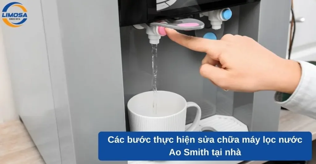 Các bước thực hiện sửa chữa máy lọc nước Ao Smith tại nhà