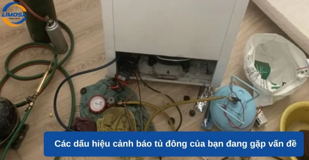 Các dấu hiệu cảnh báo tủ đông của bạn đang gặp vấn đề