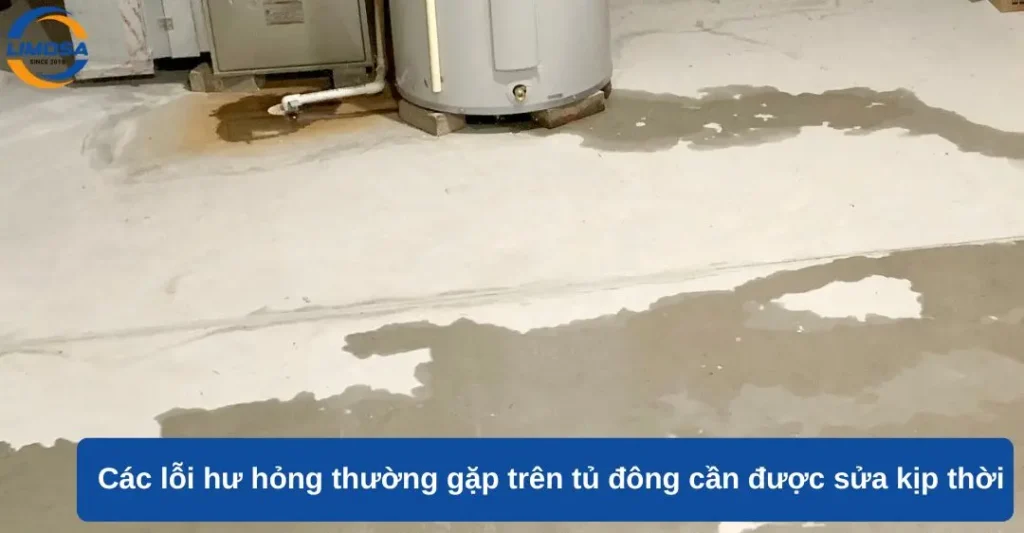 Các lỗi hư hỏng thường gặp trên tủ đông cần được sửa kịp thời