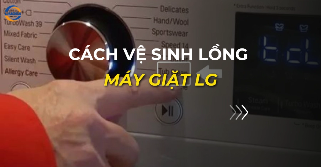 cách vệ sinh lồng máy giặt lg_