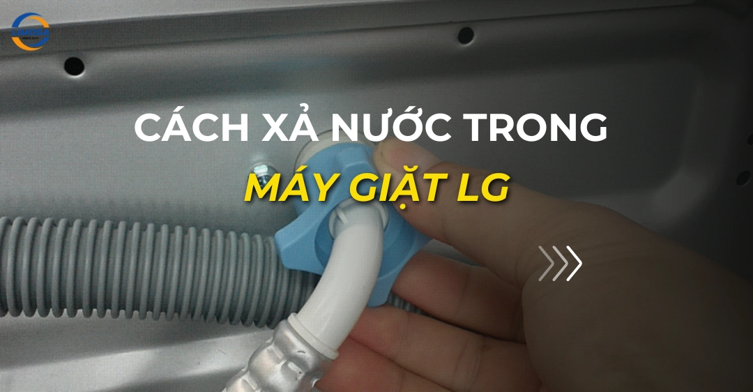 cách xả nước trong máy giặt lg_