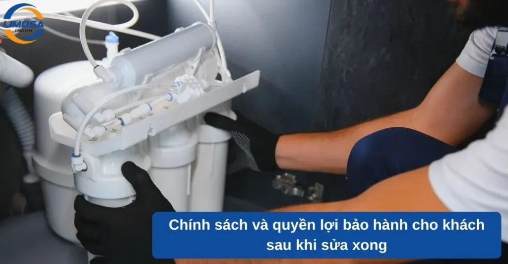 Chính sách và quyền lợi bảo hành cho khách sau khi sửa xong