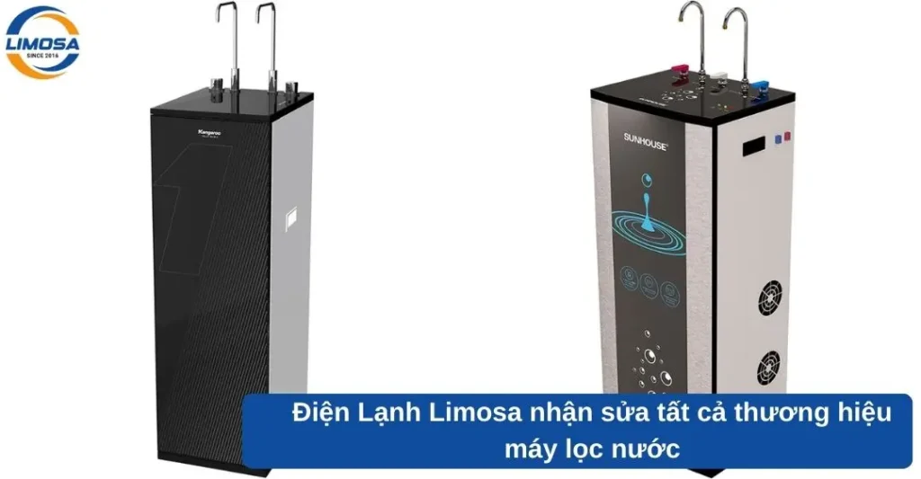 Điện lạnh Limosa nhận sửa tất cả các thương hiệu máy lọc nước