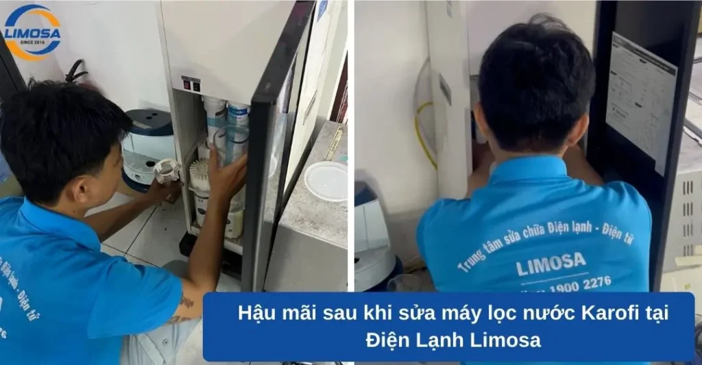 Hậu mãi sau khi sửa máy lọc nước Karofi tại Điện Lạnh Limosa