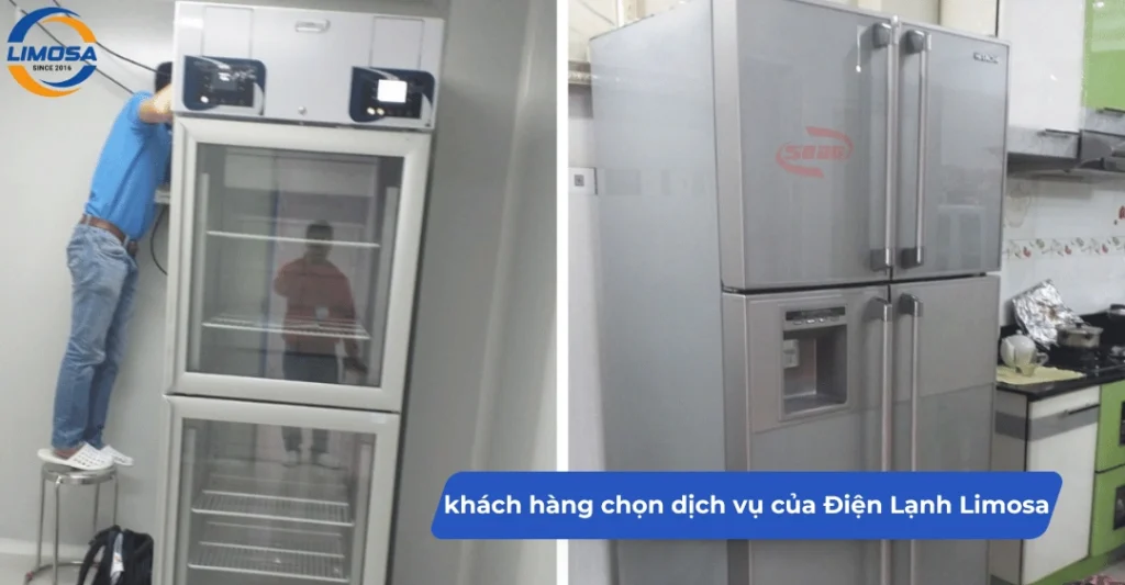 khách hàng tin chọn dịch vụ của Điện Lạnh Limosa