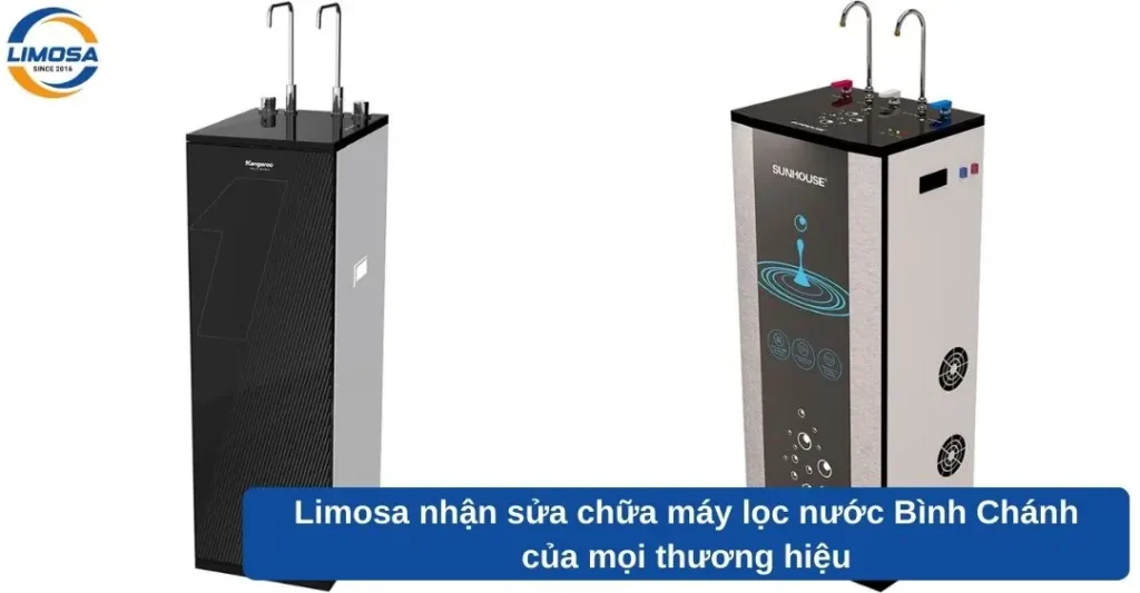 Limosa nhận sửa chữa máy lọc nước Bình Chánh của mọi thương hiệu