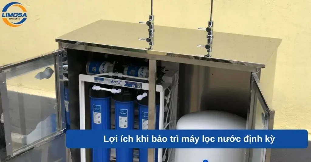 Lợi ích khi bảo trì máy lọc nước định kỳ