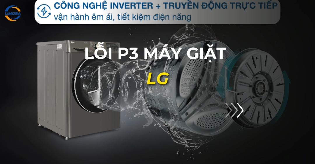 lỗi p3 máy giặt lg_