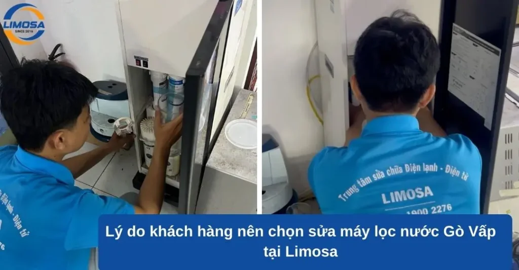 Lý do khách hàng nên chọn sửa máy lọc nước Gò Vấp tại Limosa