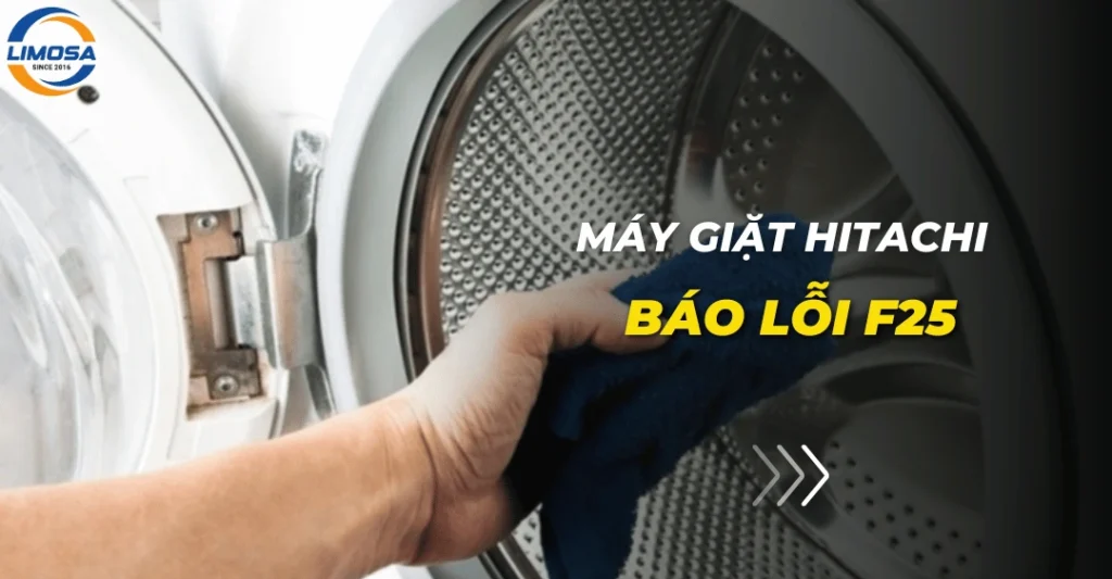 Máy giặt Hitachi báo lỗi F25