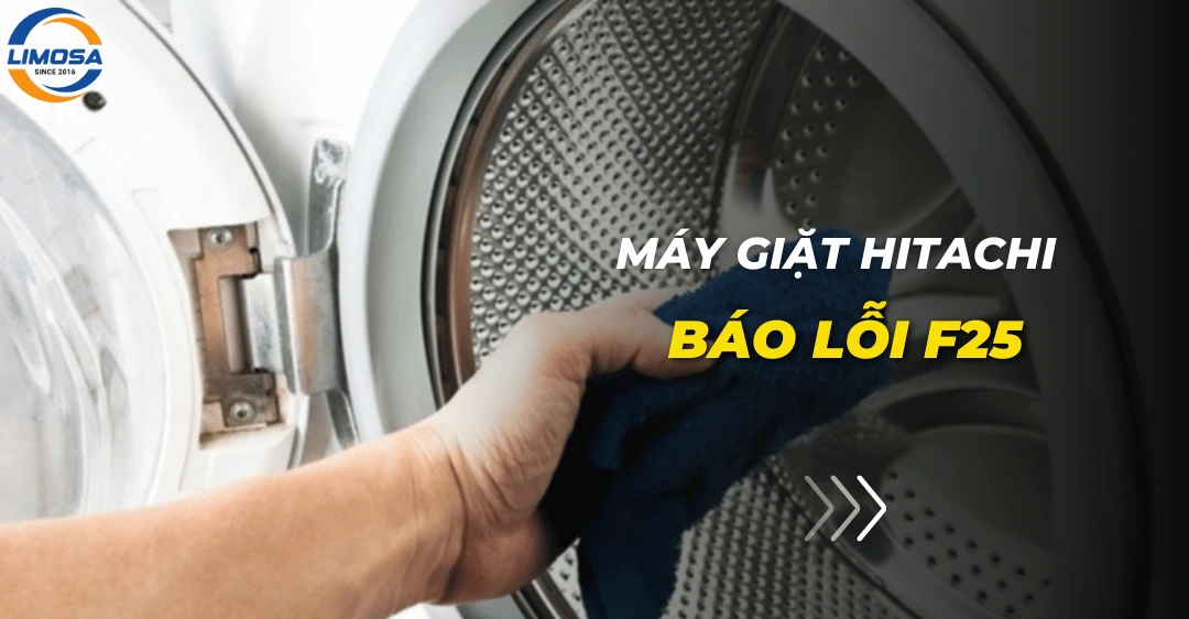Máy giặt Hitachi báo lỗi F25
