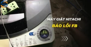 Máy giặt hitachi báo lỗi fb