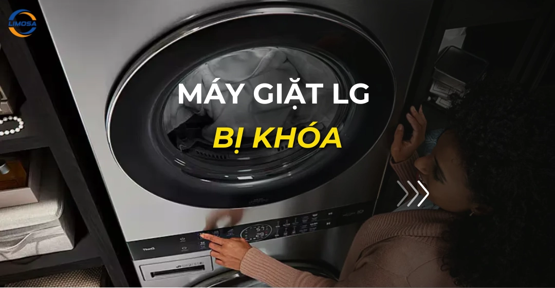 máy giặt lg bị khóa_